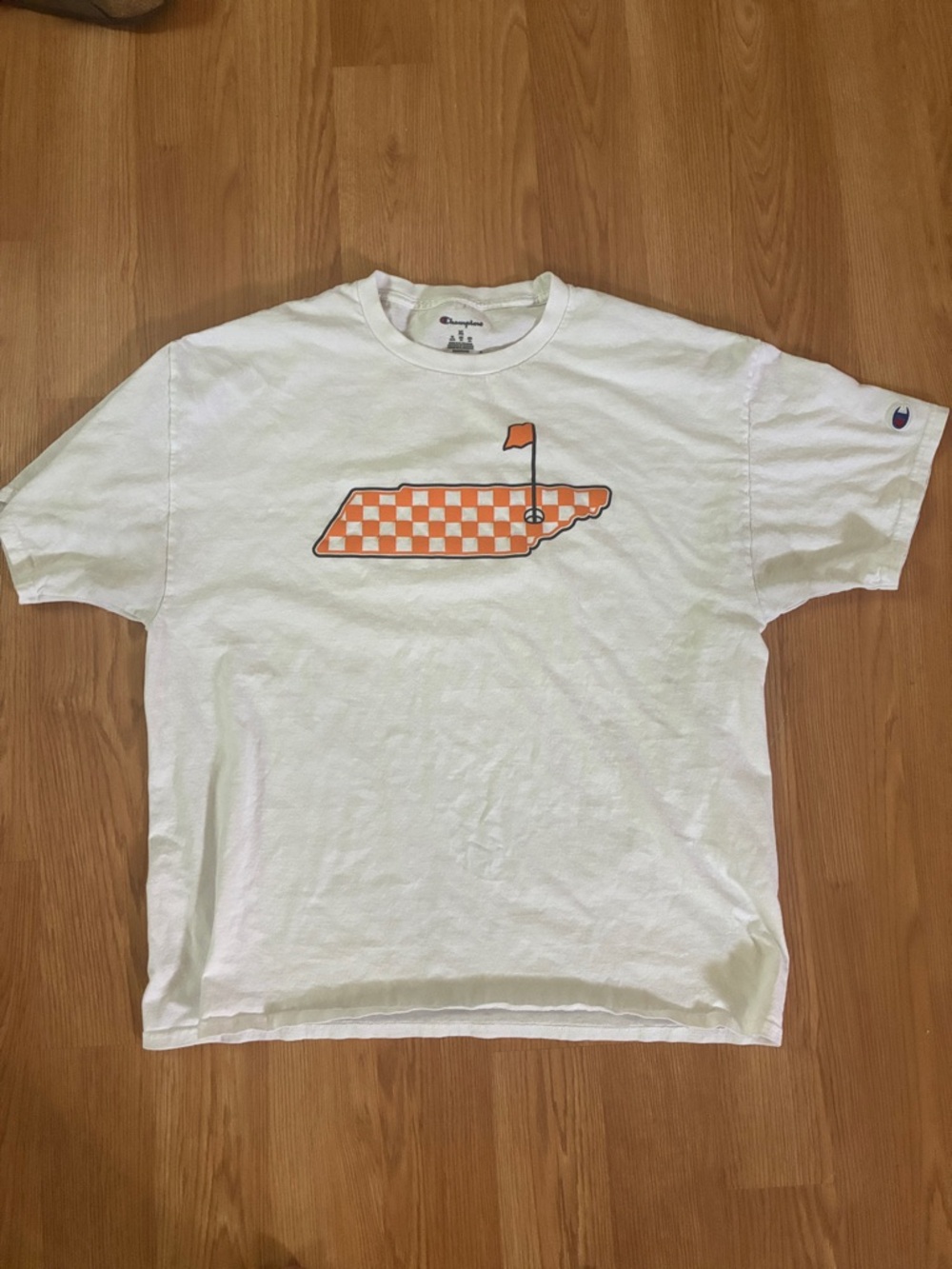 Tennessee Golf Checkedboard T shirt XL